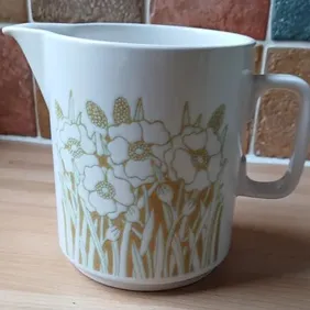 Hornsea Fleur Milk Jug, Retro, Shabby Chic, vintage