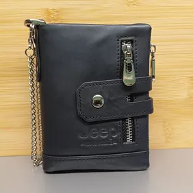 Rugged Luxury: Unleash the JEEP Leather Wallet