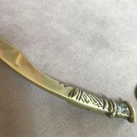 Vintage Gurkha Kukris Letter opener WW2 brass antique from World War Two made from brass Nepal