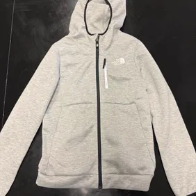 The North Face Grey hoodie Boys XL