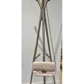Christian Dior Pink Lambskin Leather Bag Cannage Miss Dior