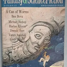 Fantasy & Science Fiction, Bova, Ellison, Bishop, Barr, Swift, US pb Nov 1989