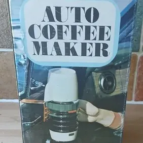 Auto (Car) Coffee Maker, 12 volt, Boxed, vintage, retro
