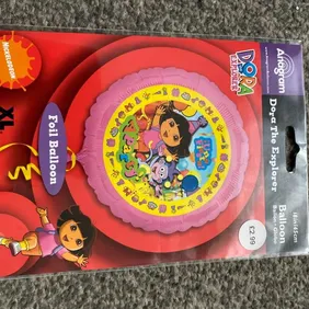 Dora the Explorer Party Round foil helium balloon birthday party celebration