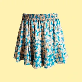 BNWT River Island Floral Ruched Mini Skirt UK 14