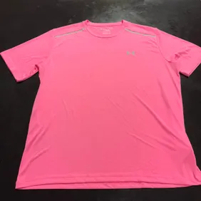 Pink Under Amour The Tech Tee Men's T-Shirt Size XL