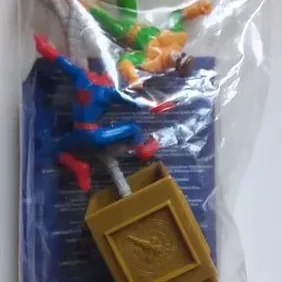 SPIDERMAN & DOCTOR OCTOPUS fight on CLOCK TOWER, Burger King, Unopened, 1999