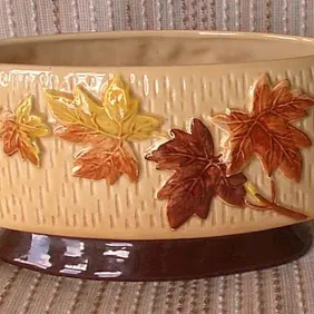 Sylvac 4001 Autumn Leaves Vase, retro, vintage, shabby chic