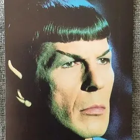 Star Trek Post Card 4544: Spock Portrait, German 1994