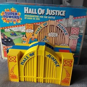 SUPER POWERS HALL OF JUSTICE, Boxed, Kenner, 1984