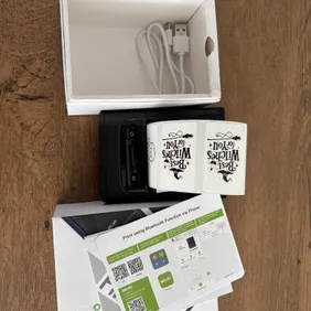 Nelko Bluetooth Thermal Label Printer, Portable Label Maker Machine for iOS & Android.