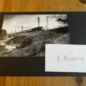  Big Jim James Hussey hand signed autograph great train robbery Krays