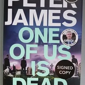 One of Us is Dead, Peter James, Signed, UK hdbk 2024
