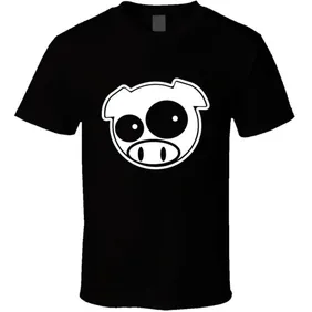 Subaru Rally Pig Mens Black T Shirt