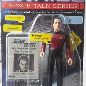 STAR TREK: SPACE TALK SERIES: Q, Unopened, 1995
