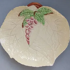 Carltonware Pink Flower Plate, vintage, retro, shabby chic, mid century