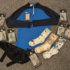 Nike Drifit Top, Bumbag, Socks & Air Fresheners Bundle - SmallUpgrade your workout gear with our Nik