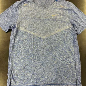 Nike Running Blue Speckled Shirt Men's Medium