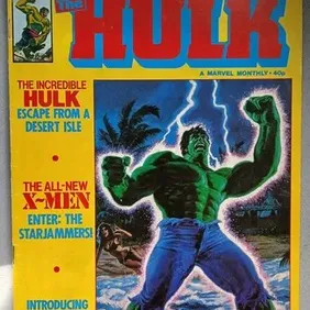 Rampage Monthly 25, Hulk, Luke Cage Powerman, X-Men, Marvel UK, July 1980