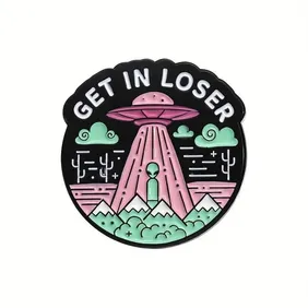 Pin Badge 024 - Spaceship Loser