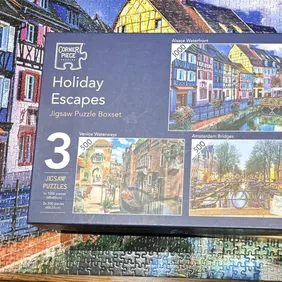 Holiday Escapes; Jigsaw Boxset – 3 Puzzles
