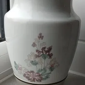 Denby 'Romance' flower Vase, retro, vintage, shabby chic
