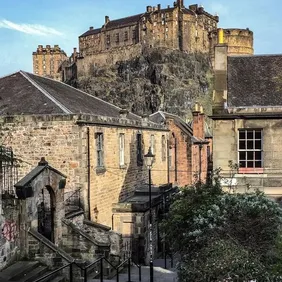 Edinburgh Castle Scotland - Photographic Print Greetings Card