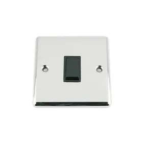 A5 Products SWI1GCCWH 10 a 2 Way Single Gang Light Switch Chrome