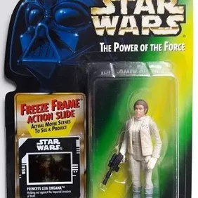 STAR WARS: PRINCESS LEIA ORGANA in HOTH GEAR, Freeze Frame, Never Opened, 1998