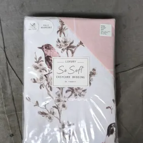 RAPPORT LUXURY SO SOFT EASY CARE REVERSIBLE BEDDING KING SIZE DUVET SET