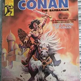 Savage Sword of Conan 8, Oct 1975, Tim Conrad, Gil Kane, Bruce Jones, Walt Simonson