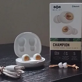 Marley Champ Wireless Headphones - Bluetooth, Eco-Friendly, Superior SoundExperience untethered audi