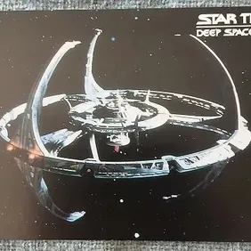 Star Trek Deep Space Nine Post Card 4598: Spacestation, German 1994