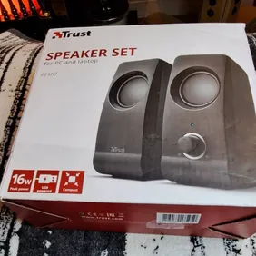 Power Up Your Audio: Trust Speaker Set for PC & Laptop