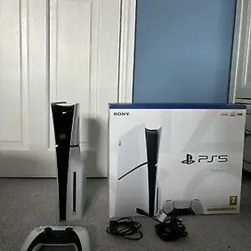 Sony PS5 Slim Blu-Ray Edition 1TB Video Game Console - White