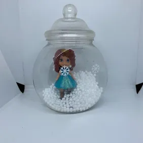 Princess snow globe figure toy Christmas present