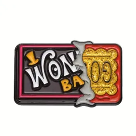 Pin Badge 011 - Wonka Bar Ticket