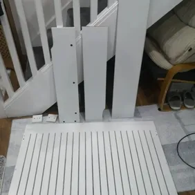 Radiator cover medium size Laura James 109 cm long. New condition. Comes with to small chips which c