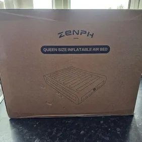Zenph Air Bed, Inflatable Beds Queen Size Double Mattress with Built-in Pump