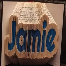 ANY NAME Book Fold!