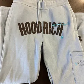 Hoodrich Blue Logo joggers