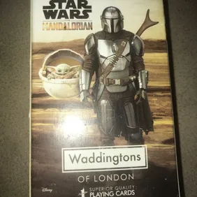 Star Wars Mandalorian playing cards new and sealed in box 