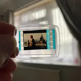 Catch a Fire starring Tim Robbins movie key ring film cell 35mm.