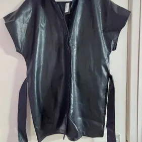BNWT Misspap leather look belted dress size 8