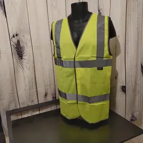 New Work Wear Hi-Vis Vest in Yellow