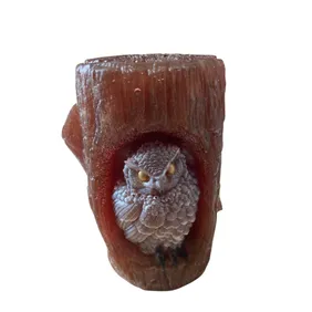 Owl ornament made from resin