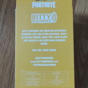 Bitty boomers fortnight fishstick Bluetooth speaker 