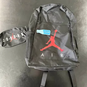 Air Jordan backpack and bottle pocket