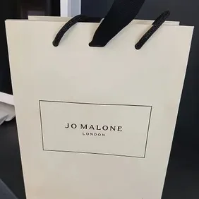 Jo Malone paper bag, cream, 18w x 23 t x 9 d