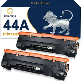 PAIR OF COLORKING HP LASER TONERS BRAND NEW IN ORIGINAL UNOPENED PACKAGING. Replacement for HP 44A T